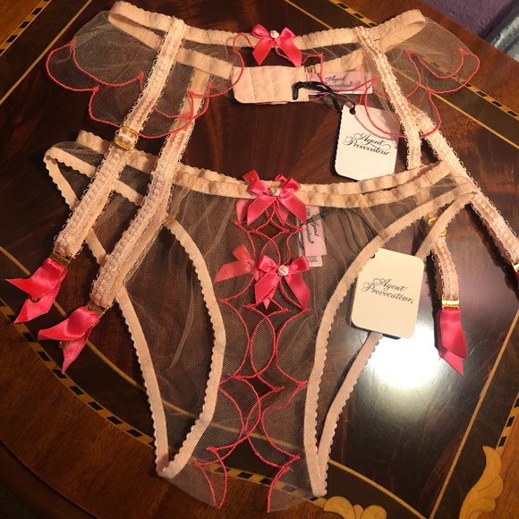 NWT Agent Provocateur LORNA 3 pcs nude/pink set - Picture 5 of 15